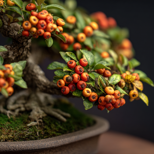 Come Coltivare e Curare il Bonsai Pyracantha coccinea (ヒイロノキ Hiironoki)